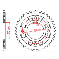 MTX 246 REAR SPROCKET SPACER 530 PITCH 11-413-SP