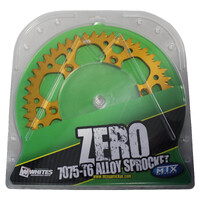 MTX 210 ZERO ALUMINIUM REAR SPROCKET 520 PITCH 48-TEETH GOLD - 11A-KAE-48GLD