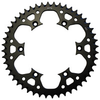 MTX 460 ZERO ALUMINIUM REAR SPROCKET 520 PITCH 47-TEETH BLACK - 11A-110-47BLK