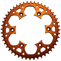 MTX 897 ZERO ALUMINIUM REAR SPROCKET 520 PITCH 52-TEETH ORANGE - 11A-KM1-52ORG