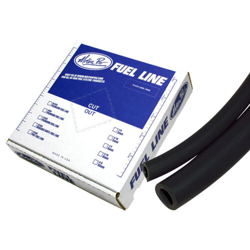 MOTIONPRO PREMIUM FUEL LINE - BLACK 5/16in ID X 25FT