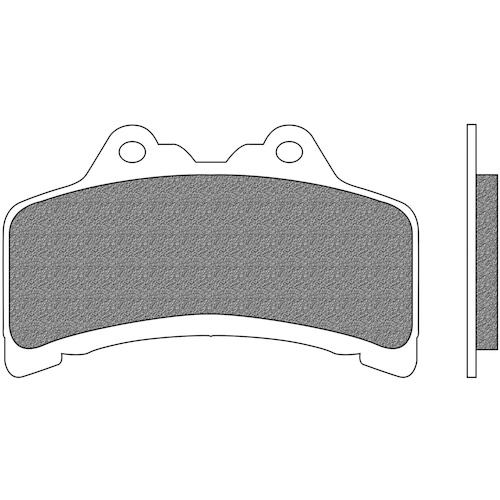 NEWFREN BRAKE PADS - FD0200-BT TOURING ORGANIC   