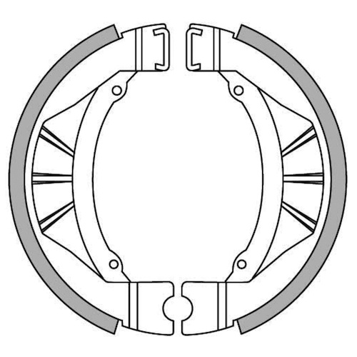 NEWFREN BRAKE SHOES - GF1244     