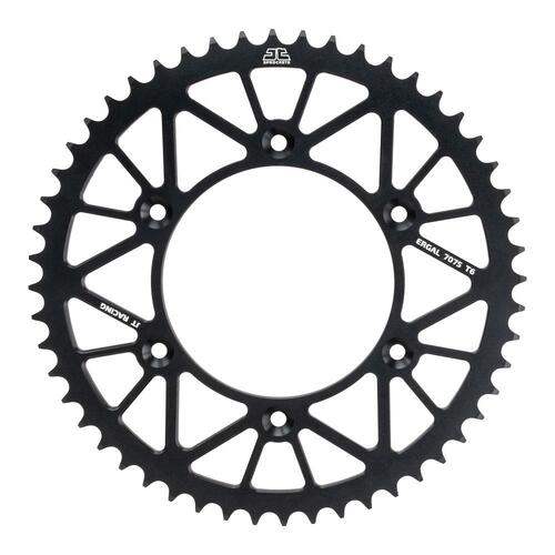 JT RACELITE ALLOY SPROCKET 520 PITCH 48T BLACK