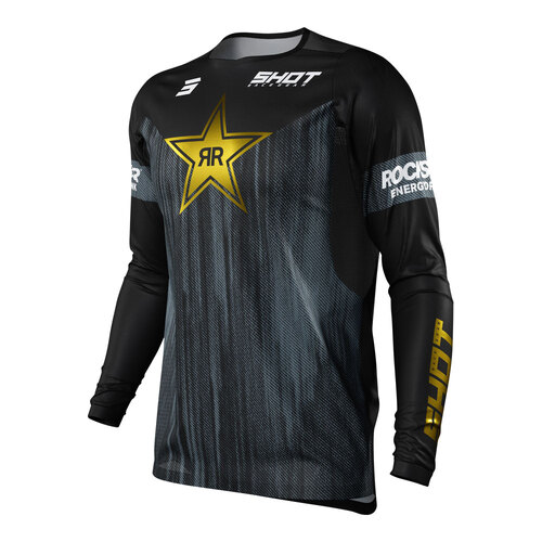 SHOT CONTACT LIMITED EDITION ROCKSTAR JERSEY BLACK S