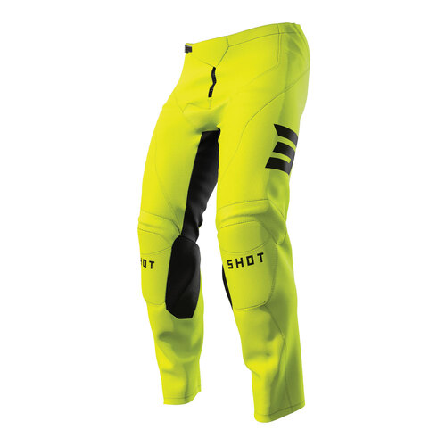 SHOT RAW KID ESCAPE PANTS NEON YELLOW 4/5