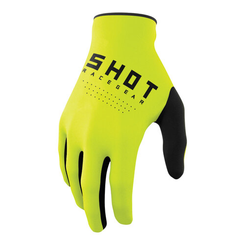 SHOT RAW KID GLOVES NEON YELLOW 8/9