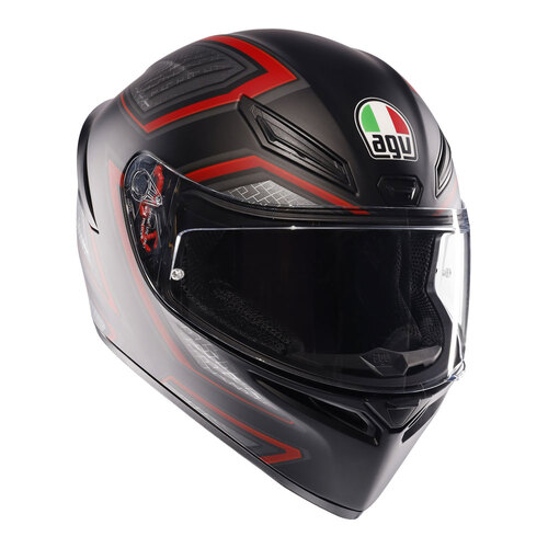 AGV K1 S SLING MATT BLACK RED S