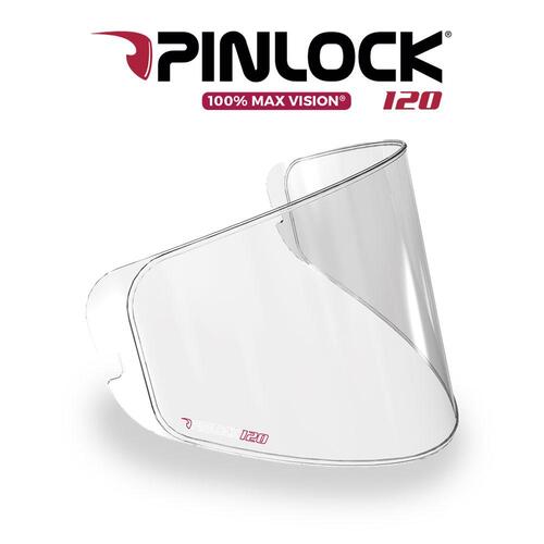 AGV MAX PINLOCK LENS 120 CLEAR RACE 3 VISOR