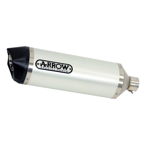 ARROW SILENCER - RACE-TECH ALUMINIUM SILVER WITH CARBON END CAP - KTM 790 / 890