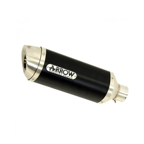 ARROW SILENCER - THUNDER ALUMINIUM DARK WITH STEEL END CAP - HONDA CB650R / CBR650R