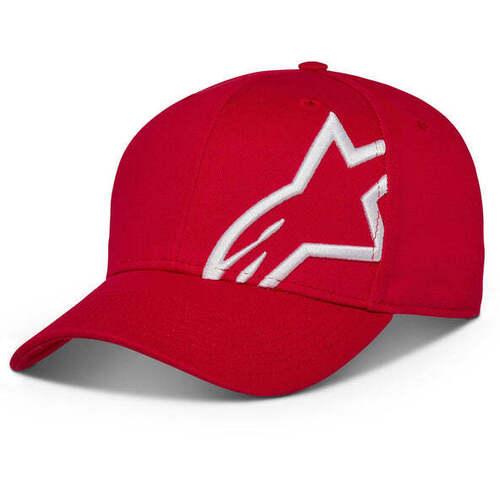 ALPINESTARS CORP SNAP 2 HAT RED WHITE 