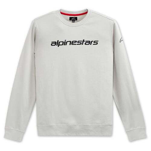 ALPINESTARS LINEAR CREW FLEECE SILVER BLACK S