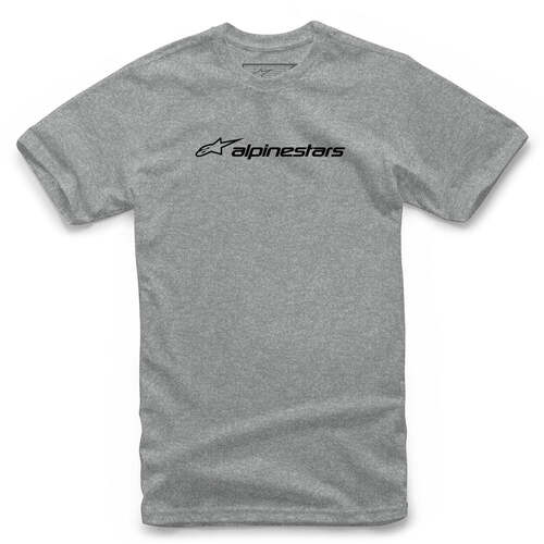 ALPINESTARS LINEAR COMBO TEE GREY HEATHER BLACK S