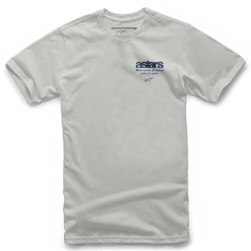 ALPINESTARS SIGN UP TEE SILVER S