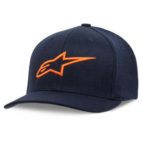 ALPINESTARS AGELESS CURVE HAT NAVY ORANGE S/M