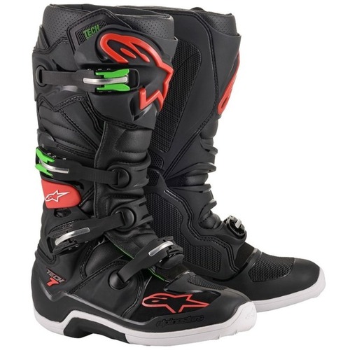 ALPINESTARS TECH 7 MY14 BLACK RED GREEN 8