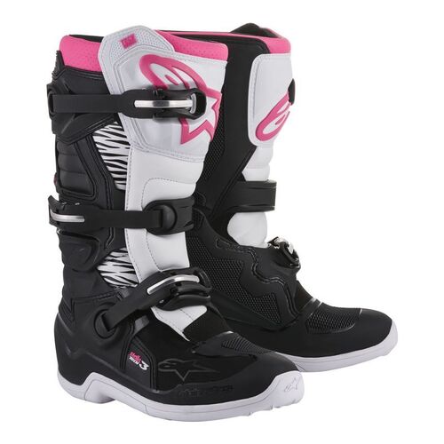 ALPINESTARS STELLA TECH 3 BLACK WHITE PINK 7