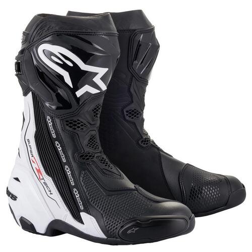 ALPINESTARS SUPERTECH R V2 BOOT BLACK WHITE 41