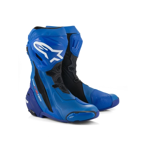 ALPINESTARS SUPERTECH R V2 VENTED BOOT BLUE BLACK 37