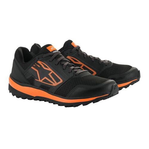 ALPINESTARS META TRAIL SHOE BLACK ORANGE 9