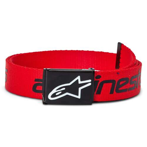 ALPINESTARS LINEAR WEB BELT RED BLACK