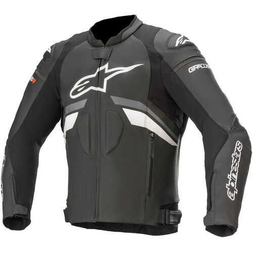 ALPINESTARS GP PLUS R V3 AIR LEATHER JACKET BLACK DARK GRAY 48