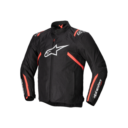 ALPINESTARS T-SPS V2 WATERPROOF JACKET BLACK FLURO RED M