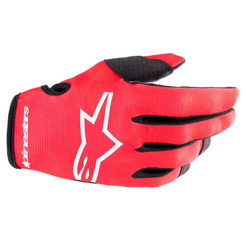 ALPINESTARS 2023 YOUTH RADAR GLOVES MARS RED WHITE XXS