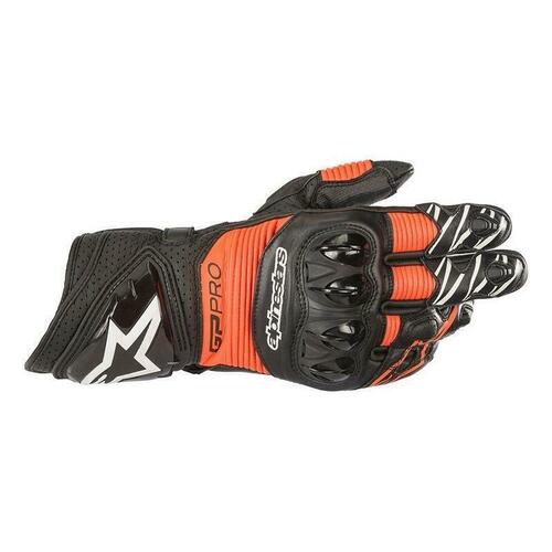 ALPINESTARS GP PRO R3 GLOVES BLACK FLURO RED 3XL