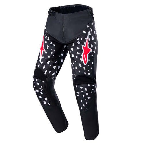 ALPINESTARS 2023 YOUTH RACER NORTH PANTS BLACK NEON RED 26