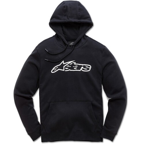 ALPINESTARS BLAZE PULLOVER HOODIE BLACK WHITE S