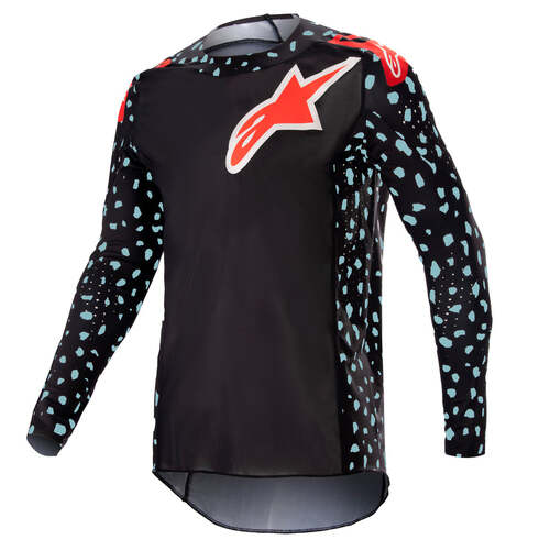 ALPINESTARS 2023 SUPERTECH NORTH JERSEY BLACK NEON RED S