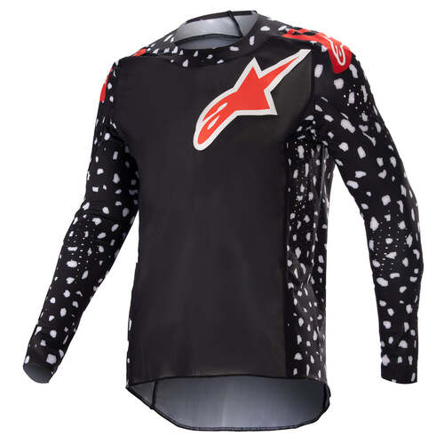 ALPINESTARS 2023 YOUTH RACER NORTH JERSEY BLACK NEON RED XL