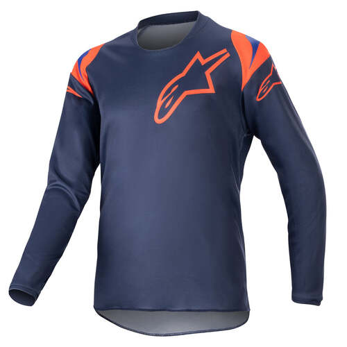 ALPINESTARS 2023 YOUTH RACER NARIN JERSEY NIGHT NAVY HOT ORANGE L