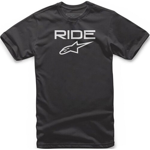 ALPINESTARS KIDS RIDE 2.0 TEE BLACK WHITE XS