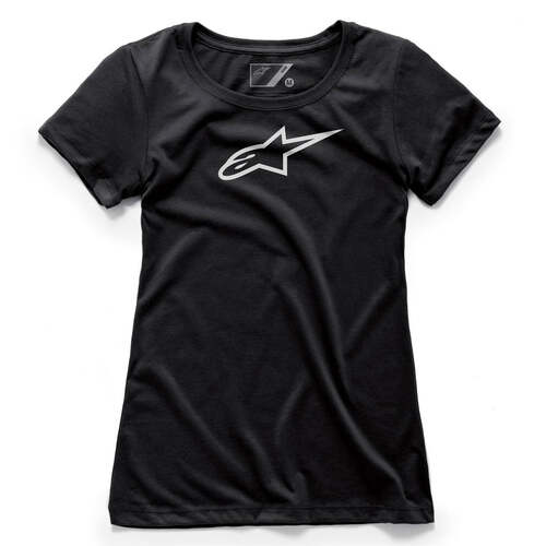 ALPINESTARS WOMENS AGELESS TEE BLACK XS