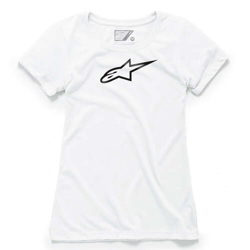 ALPINESTARS WOMENS AGELESS TEE WHITE XS