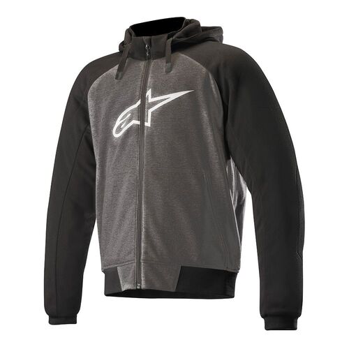 ALPINESTARS CHROME HOODY BLACK ANTHRACITE 3XL