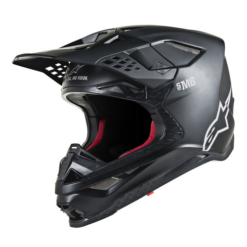 ALPINESTARS SUPERTECH S-M8 SOLID HELMET MATT BLACK S