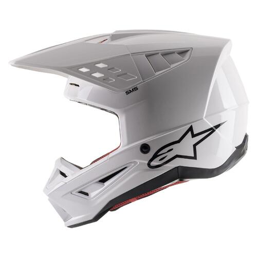 ALPINESTARS SM5 SOLID HELMET WHITE GLOSSY XS