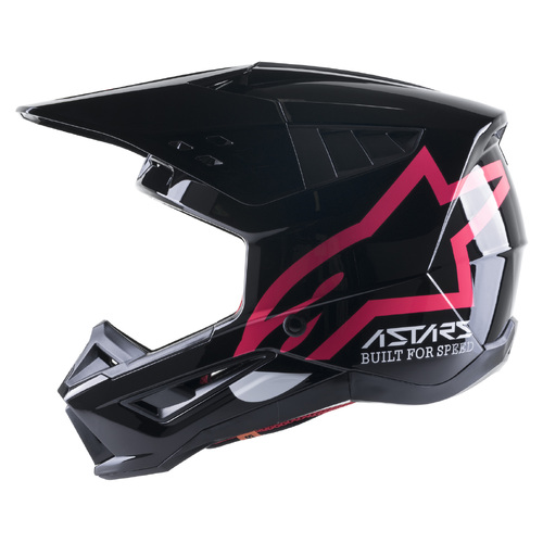 ALPINESTARS SM5 COMPASS HELMET GLOSS BLACK PINK XS