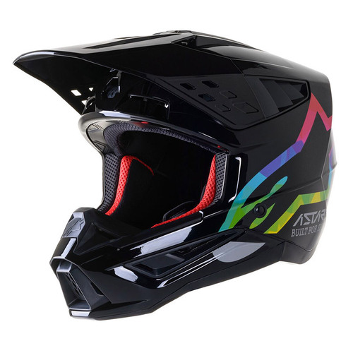 ALPINESTARS SM5 COMPASS HELMET BLACK SILVER HUE XS