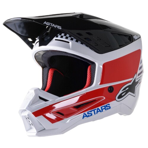 ALPINESTARS SM5 SPEED HELMET WHITE DARK BLUE RED M