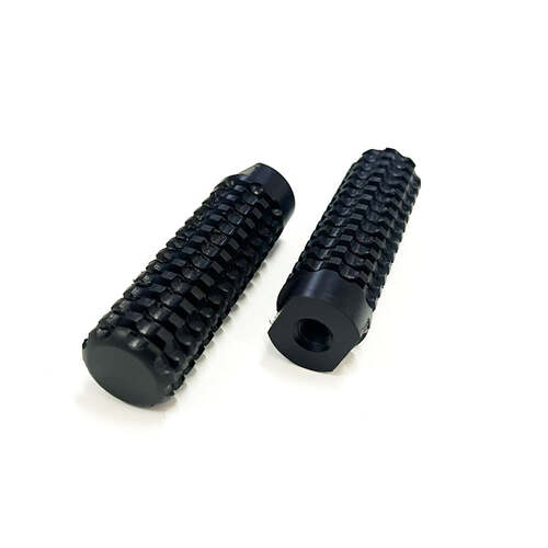 ALY-TEK ATRC DELRIN 80mm M8 FOOT PEGS BLACK