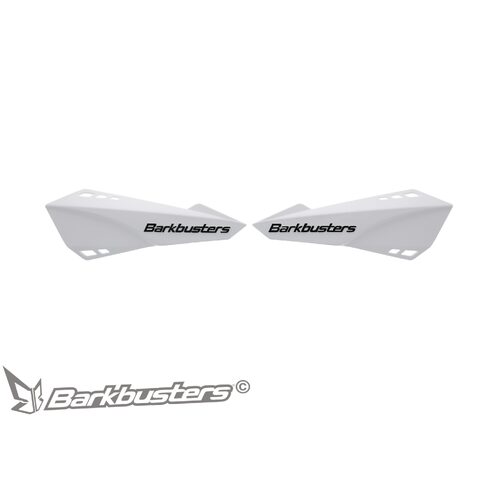 BARKBUSTERS SPARE PARTS - WHITE SABRE PLASTIC GUARDS ONLY (LEFT & RIGHT)
