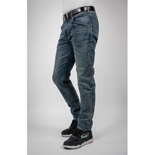 BULL-IT 24 MENS AJAX STRAIGHT STEEL BLUE REGULAR 34