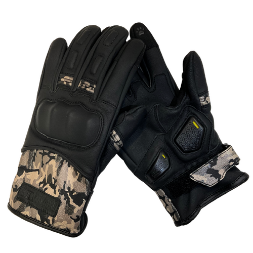 MotoGirl Bessie Gloves Camo XS