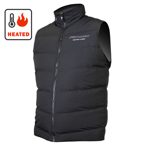 MOTODRY MENS HEATED VEST BLACK S