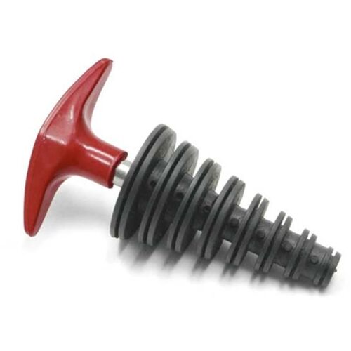 PHP EXHAUST PLUG BLACK RED SMALL 15 - 30mm